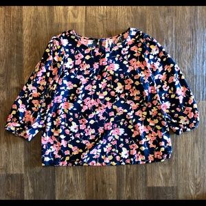 3/4 length sleeve blouse